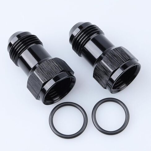 AN Extension -6 AN, Female to Male AN6 Adapter Aluminum Black in Kuwait