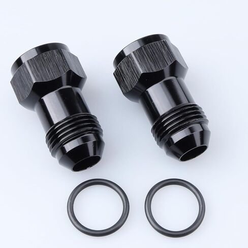 AN Extension -6 AN, Female to Male AN6 Adapter Aluminum Black in Kuwait