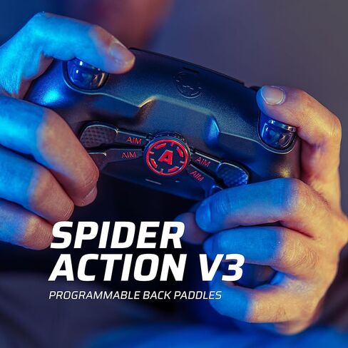 وحدات تحكم AimControllers متوافقة مع وحدة تحكم PS5 والكمبيوتر الشخصي | وحدة تحكم ألعاب لاسلكية مخصصة مع 4 مجاذيف V3 خلفية قابلة لإعادة التعيين | اكسسوارات العاب الكترونيات | أهيغاو in Kuwait