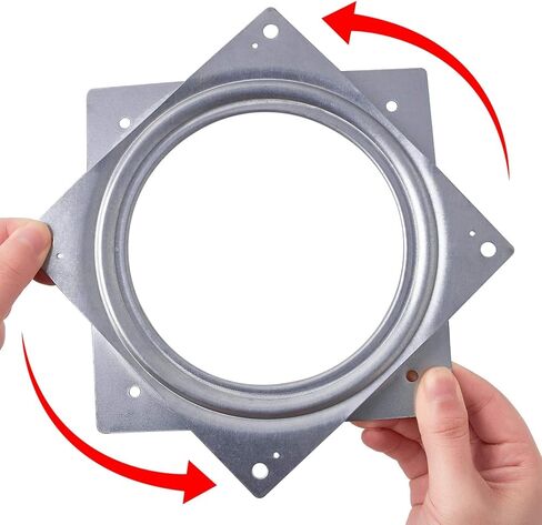 قرص دوار ليزي سوزان مقاس 6 بوصات بوزن 500 رطل من الصلب محمل كروي صينية دوارة خزانة طاولة متينة وقوية منخفضة المستوى in Kuwait