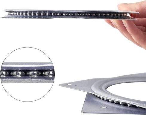 قرص دوار ليزي سوزان مقاس 6 بوصات بوزن 500 رطل من الصلب محمل كروي صينية دوارة خزانة طاولة متينة وقوية منخفضة المستوى in Kuwait