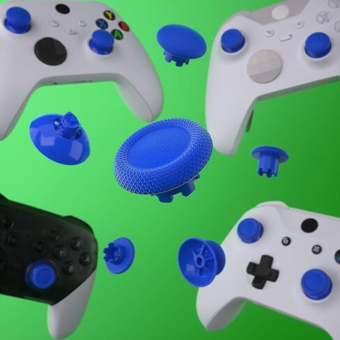 عصا تحكم eXtremeRate EDGE قابلة للتبديل لوحدة تحكم Xbox Core، عصا تحكم تناظرية زرقاء قابلة للتبديل لأجهزة Xbox One S/X، وحدة تحكم Xbox Elite V1، لوحدة تحكم Nintendo Switch Pro in Saudi Arabia