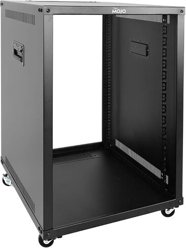 12U Portable Rolling Network Rack，4-Post Mobile Open Frame Server Rack with Wheels,Free Standing Server Cabinet for Computer/Data/AV/IT Equipment/Network Equipment in Saudi Arabia