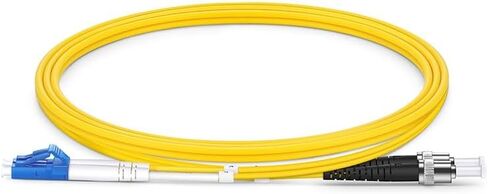 Fibergaga-OS2 LC/UPC to ST/UPC Fiber Patch Cable,Single-Mode Fiber, Duplex 9/125µm,OD 2.0mm Fiber Optic Cable,Jumper Optical Patch Cord,Length Option: 1M(3ft)-100M(328ft)-2M(7ft) in Kuwait