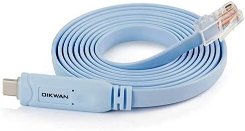 USB-C Cisco Console Cable,OIKWAN 6ft USB Type C to RJ45 Serial Adapter Essential Accessory of Cisco, NETGEAR, Ubiquity, LINKSYS, TP-Link Routers/Switches for Laptops in Saudi Arabia