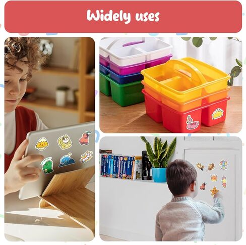 100 قطعة من ملصقات الحيوانات اللطيفة للأطفال، ملصقات زجاجات مياه الحيوانات، ملصقات كبيرة للأطفال مقاومة للماء وآمنة للاستخدام في غسالة الأطباق، عبوات ملصقات متنوعة من الفينيل للفتيات والفتيان والمراهقين in Saudi Arabia