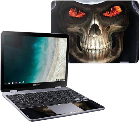 MightySkins Skin Compatible with Samsung Chromebook Plus LTE (2018) - Cartoon Mania | Protective, Durable, and Unique Vinyl wrap Cover | Easy to Apply, Remove, and Change Styles | Made in The USA in Saudi Arabia