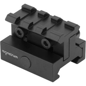 Monstrum Lockdown Series Adjustable Height Picatinny Riser Mount | 1.75 inch