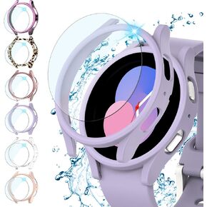 Rc-Z Screen Protector Case for Samsung Galaxy Watch 5/Galaxy Watch 4 40mm, [6+6Pack] Bumper & Face Cover Replacement for Galaxy Watch 5/Galaxy Watch 4 40mm Accessories in Kuwait