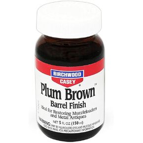 Birchwood Casey 14130 Plum Brown Barrel Finish, 5-Ounce