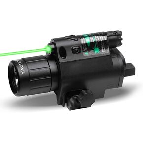Firefly V1 Red or Green Laser Flashlight with Charger | Combat Veteran Owned Company | Picatinny Rail Mount and Tail Switch | Rifle or Hand Gun