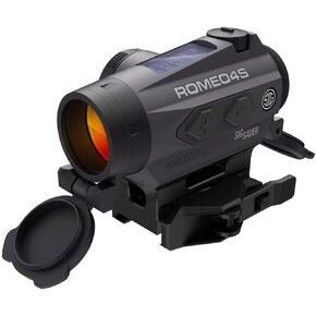 SIG SAUER ROMEO4S 1x 20 mm Tactical Solar Powered Shooting Targeting Waterproof Closed Red Dot Sight