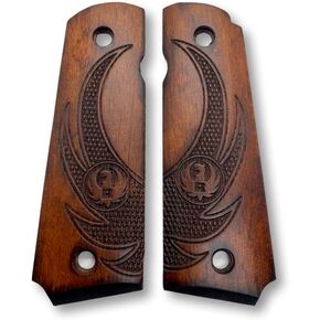 1911 Grips, Ruger Grips, 1911 Accessories, 1911 Ambi Safety Cut Grips, 1911 Full Size, for Ruger, Colt, Kimber, Taurus, Remington and Widely Fits 1911 Models