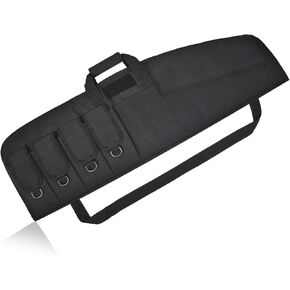 Rifle Bag Shotgun Case fit 36/42 inches with 4 Magazine Holder Pouch, Tactical Rifle Dual Lockable Zippers Soft Rifle Case.