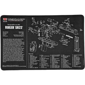 TekMat Ruger SR22 Gun Cleaning Mat,Black