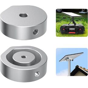 محول ثلاثي القوائم لملحقات أطباق StarLink الصغيرة، سبائك الألومنيوم 1/4 بوصة 3/8 بوصة مثبت بمشبك ملولب لمحول أنابيب Star Link Mini، يستخدم في الهواء الطلق، والتخييم، والسفر في الواقع الافتراضي، والقارب، والسيارة، والالتقاط، فضي in Kuwait