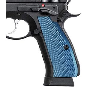 Cool Hand Aluminum Grips for CZ 75 SP-01 Tactical, CZ 75B BD, CZ 75 Shadow Target, Shadow 2, Tristar P120, Canik Full Size, Black Screws Included