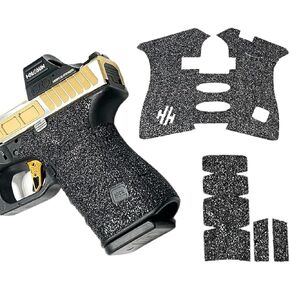 Handleitgrips Gun Grip Tape Compatible with Glock 19/23 Gen 4 - Black Edge Series Pistol Grip Tape, Easy Installation, Gun Skins, Veteran Owned
