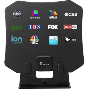ANTOP Indoor TV Antenna Paper Thin TV Antenna with The Stander