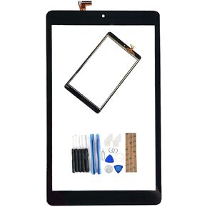 FainWan Touch Screen Digitizer Glass Panel Lens la pantalla Replacement Repair Tools Kit Compatible with ALCATEL 3T 8inch 9027W