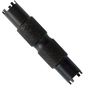 1 Pc Front Sight Adjuster, Universal Front Sight Adjustment Tool with 4 & 5 Prong for Adjusting A1 and A2 Type, Black