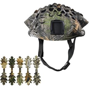 LOOGU Tactical Helmet Cover, Breathable Mesh Camo Camouflage Helmet Cover Great for Tactical Military Gear Combat Fast Helmet (Helmet Not Included)
