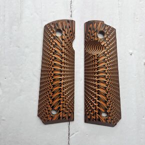 1911 G10 Grips Full Size Government/Commander Ambi Safety Cut