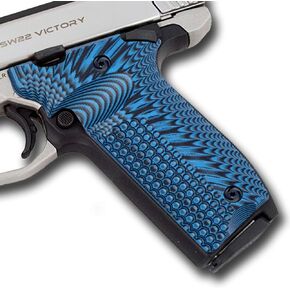 Guuun G10 Grips for S&W Victory 22 SW22 Grips, OPS Eagle Wing Texture