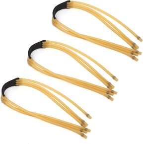 3PCS Outdoor Slingshot Quality Rubber Band Tube for Catapult Anti-Slip Latex Bungee