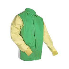MAGID Flame Resistant Jackets Flame Resistant Leather Blend, 1 Pairs, Size Large, 1837GRTW