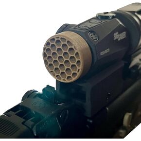 Killflash Hex Anti-Reflection Device Compatible with Sig Romeo 5 Red Dot