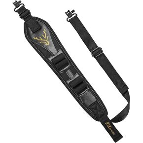 EZshoot Two-Point Sling, Sling with Swivels, Sling Strap with Shells Holder, Comfortable Neoprene Wide Padded for Outdoors