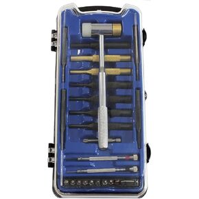 Birchwood Casey Weekender Professional Gunsmith Kit | Durable Versatile Gunsmithing Multi-Piece 27 Tool Set | Punches, Bits, Drivers & Case Included