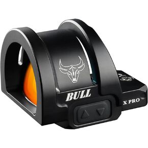 Cyelee Bull X PRO Drop Proof Large Lens Competition & Duty Red Dot Reflex Sight, Multi-Reticle 2 MOA Dot & 24 MOA Circle Dot Sight for RMR Footprint