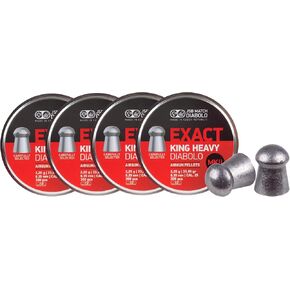 JSB 546498-300 Match Diabolo Exact King MKII Heavy .25 Cal, 33.95 Grains, Domed, 300ct, 4 Pack