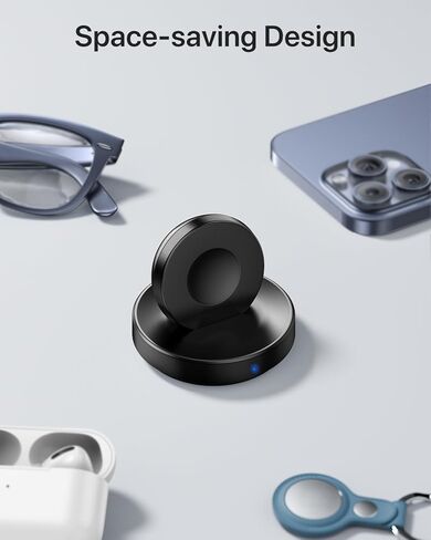 حامل شاحن لاسلكي من إنتوفال لساعة سامسونج جالاكسي 6/5/4/3، نشط 2/1، شاحن مغناطيسي ومحمول لجهاز جالاكسي، ملحقات قاعدة شحن سريعة لساعة جالاكسي (T1S، CC) in Kuwait