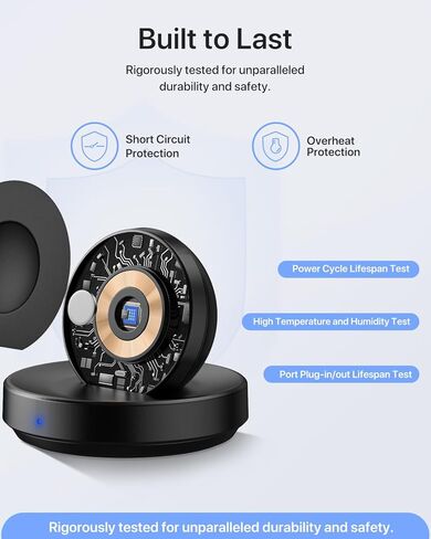 حامل شاحن لاسلكي من إنتوفال لساعة سامسونج جالاكسي 6/5/4/3، نشط 2/1، شاحن مغناطيسي ومحمول لجهاز جالاكسي، ملحقات قاعدة شحن سريعة لساعة جالاكسي (T1S، CC) in Kuwait