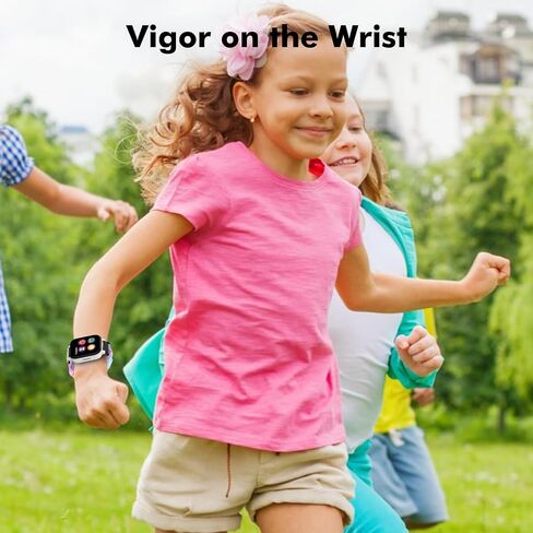 MoKo 3Pack Scrunchie Band Compatible with Gizmo Watch 3 2 1/Gabb Watch 3 2 1/SyncUP Kids Watch, Cute Elastic Replacement Wristband Strap Stretchy Bands for Kids, Purple Pink+Pink Blue+Oil Painting in Saudi Arabia