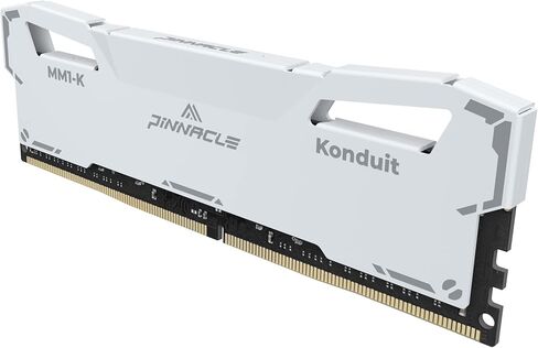 Timetec Pinnacle Konduit 16GB KIT(2x8GB) DDR4 3600MHz PC4-28800 CL18-22-22-42 XMP2.0 Overclocking 1.35V Compatible for AMD and Intel Desktop Gaming PC Memory Module RAM - White in Saudi Arabia