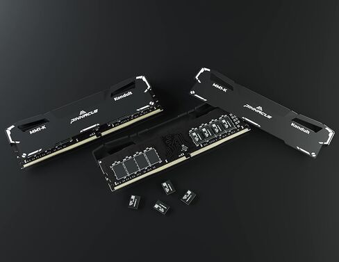 Timetec Pinnacle Konduit 16GB KIT(2x8GB) DDR4 3600MHz PC4-28800 CL18-22-22-42 XMP2.0 رفع تردد التشغيل 1.35V متوافق مع AMD وIntel Desktop Gaming PC وحدة ذاكرة الوصول العشوائي - أبيض in Kuwait