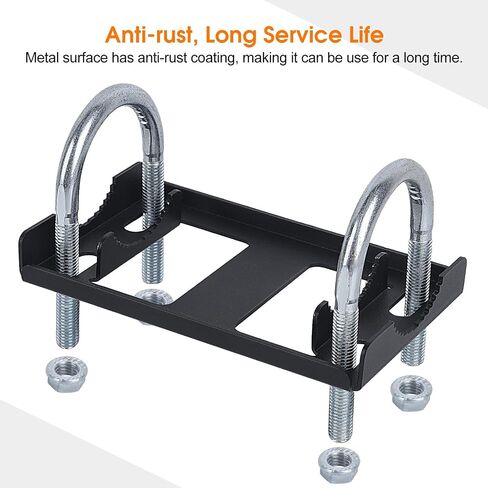 Pole Mount for Starlink gen 2, Antenna Starlink Pole Mount Adapter with U Bolt Pole Clamp Bracket Kit, Heavy Steel TV Satellite Dish Pipe Pole Clamp for Starlink Pole Mount Bracket in Saudi Arabia