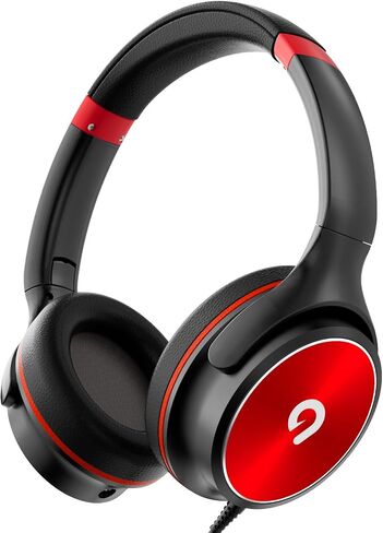 Kids Headphones with Safe 85dB/94dB Volume Limiter for Kids/Teens, Foldable HD Stereo Sound Headphones for Kindle Kids/fire Tablet/iPad/Laptop, Headphones with Microphone in Kuwait