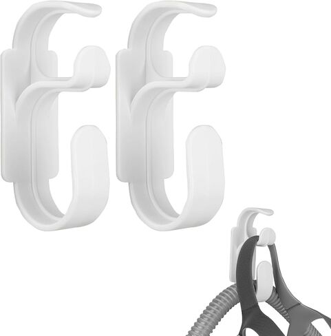 CPAP Hose Holder for Bed(2 PCS), CPAP Mask Hook Compatible with CPAP Machine for Sleep Apnea, CPAP Supplies for Better Sleep in Saudi Arabia