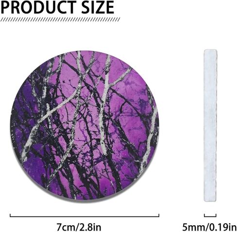 Jeiento Halloween Decoration Coasters Car Coasters Absorbent Cup Holder Drink Coaster for Men Women Novelty Car Accessories Decorations Gifts 2.8 Inch in Kuwait