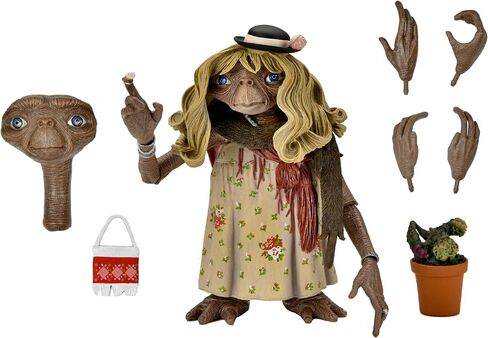NECA إي.تي. The Extra Terrestrial: شخصية الحركة النهائية للذكرى الأربعين بمقاس 7 بوصة، تلبيس إي.تي. in Saudi Arabia