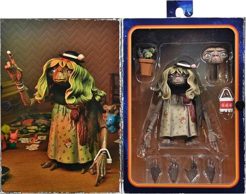 NECA إي.تي. The Extra Terrestrial: شخصية الحركة النهائية للذكرى الأربعين بمقاس 7 بوصة، تلبيس إي.تي. in Saudi Arabia