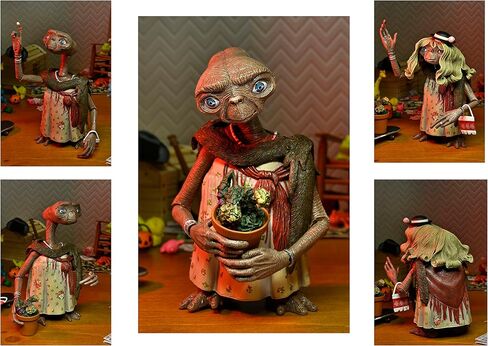 NECA إي.تي. The Extra Terrestrial: شخصية الحركة النهائية للذكرى الأربعين بمقاس 7 بوصة، تلبيس إي.تي. in Saudi Arabia