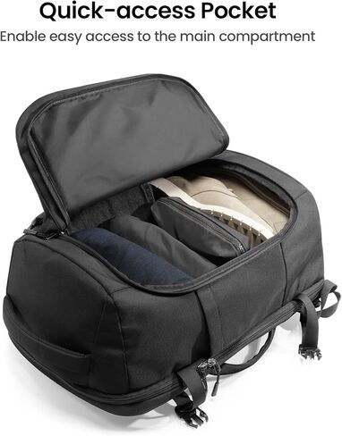 tomtoc Travel Backpack 28L, TSA Friendly Flight Approved Carry-on Luggage Hand Water-resistant Lightweight Business Rucksack, Durable Bag Fits 16 Inch Laptop in Saudi Arabia