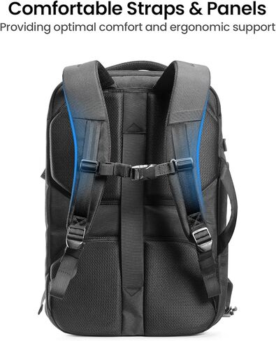 tomtoc Travel Backpack 28L, TSA Friendly Flight Approved Carry-on Luggage Hand Water-resistant Lightweight Business Rucksack, Durable Bag Fits 16 Inch Laptop in Saudi Arabia
