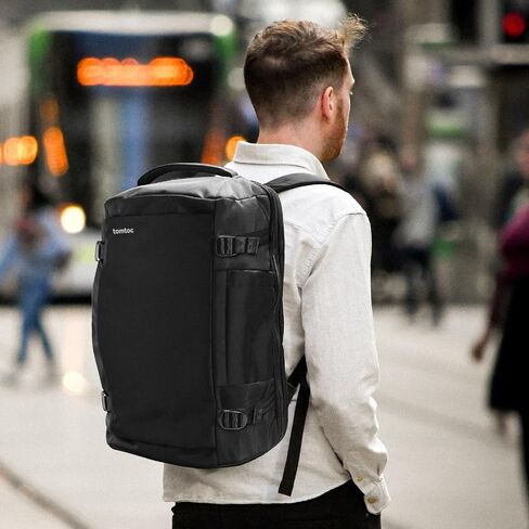 tomtoc Travel Backpack 28L, TSA Friendly Flight Approved Carry-on Luggage Hand Water-resistant Lightweight Business Rucksack, Durable Bag Fits 16 Inch Laptop in Saudi Arabia